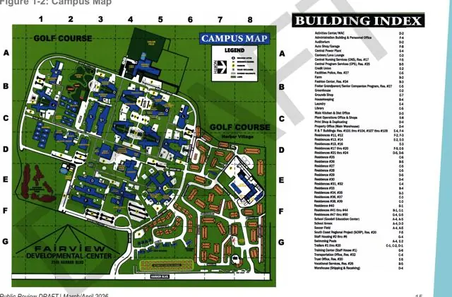 The original Fairview campus map